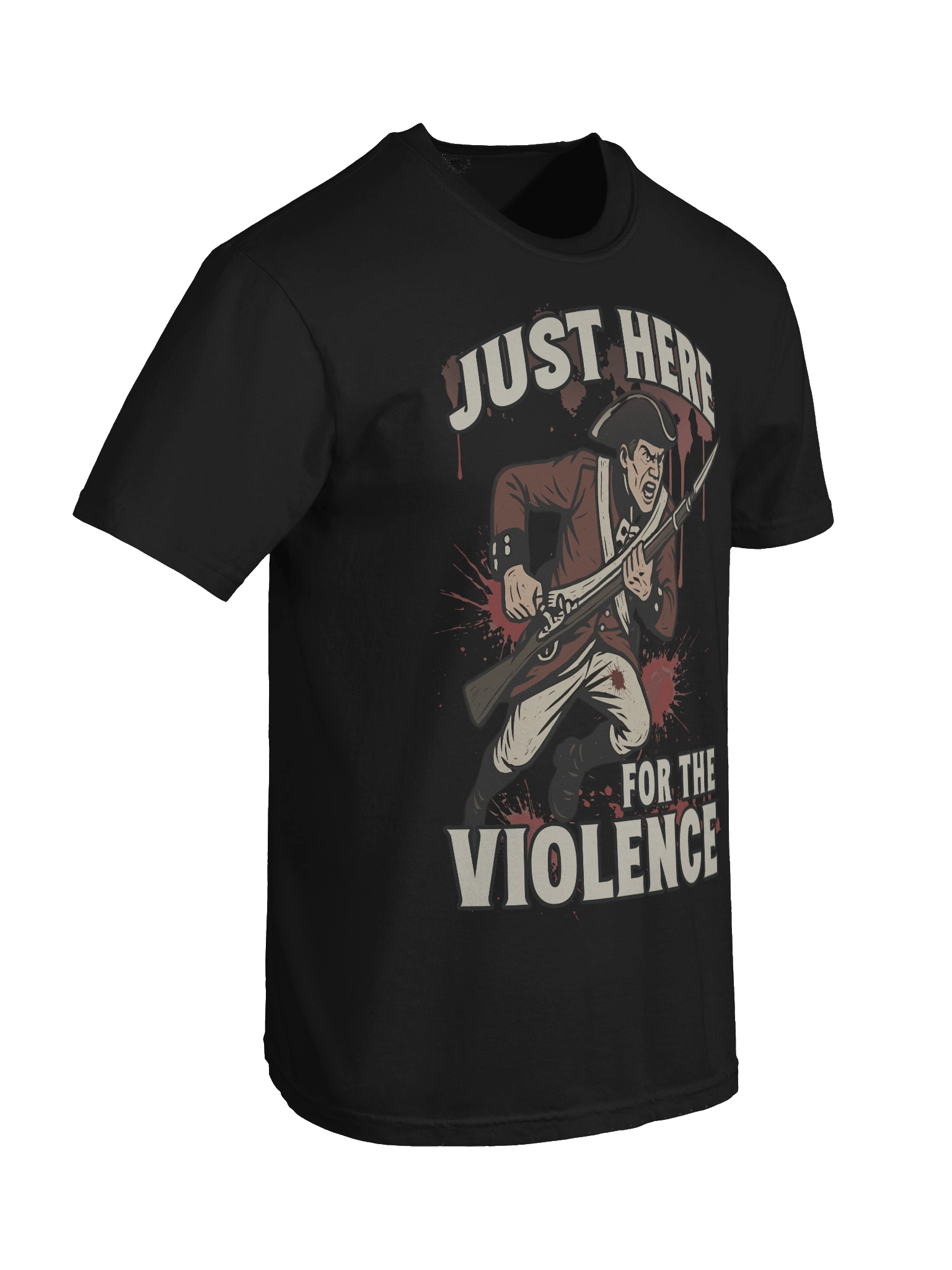 Just Here for the Violence – Redcoat Bayonet Charge T-Shirt product image (59)