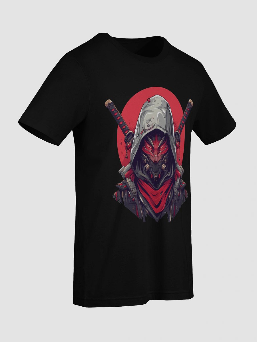 Samurai Ninja Warrior Graphic Black T-Shirt product image (9)