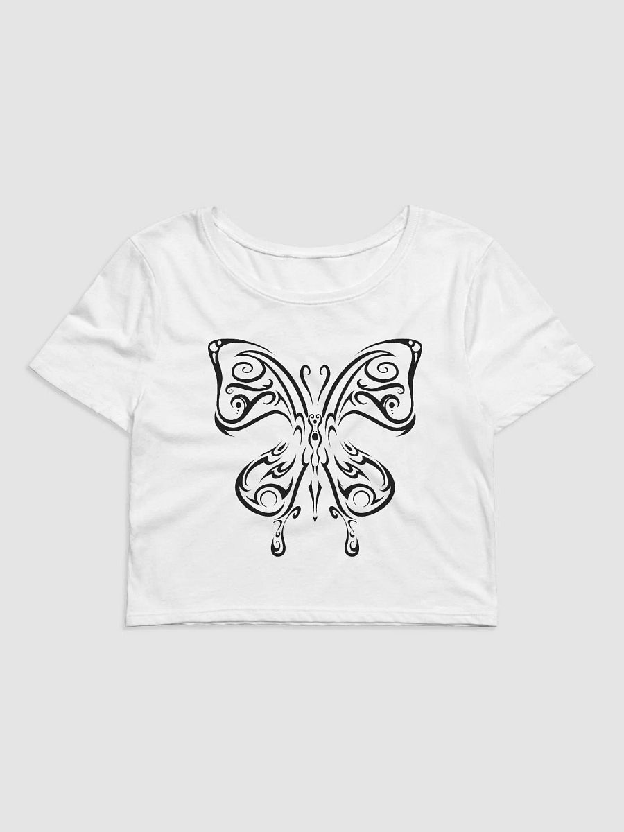 Chou Tattoo Crop Top (Black and White) product image (1)
