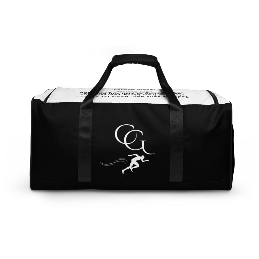 CG Black & White Duffle Bag product image (4)