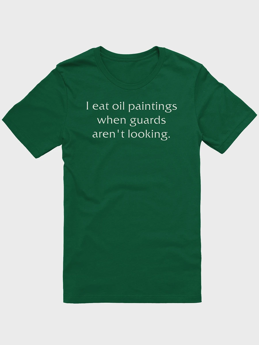 I eat oil paintings supersoft unisex t-shirt product image (16)