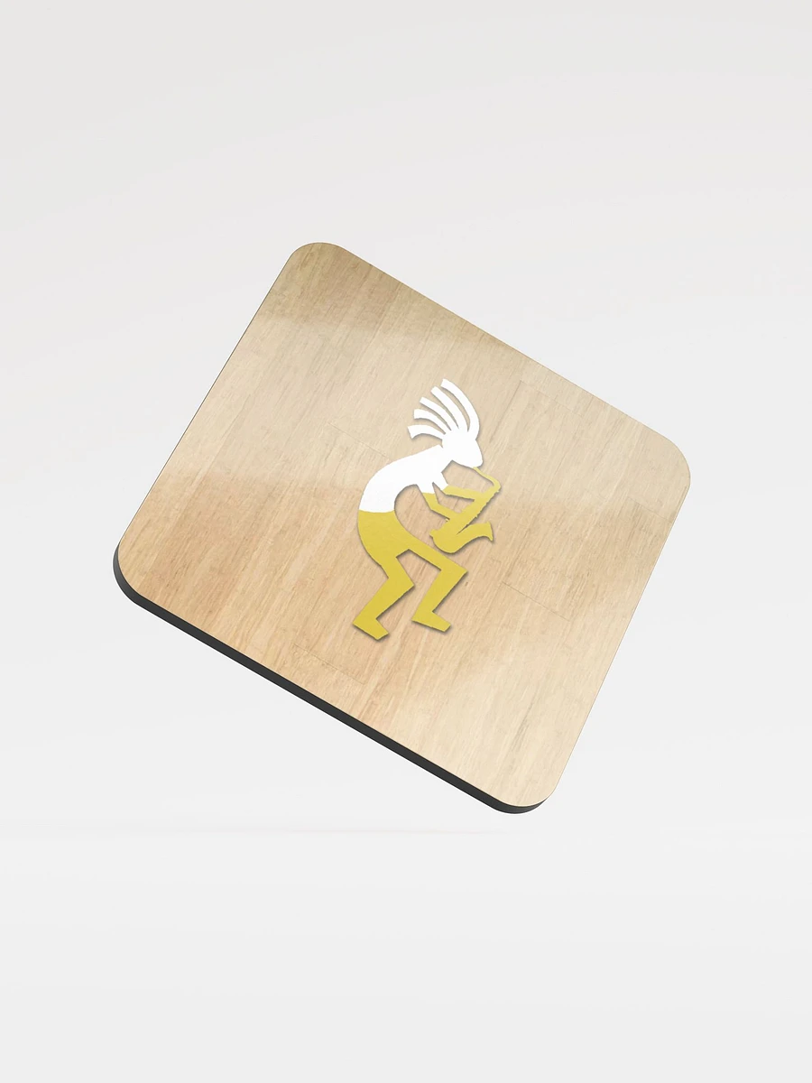 Kokopelli on Tenor Beverage Coaster product image (1)