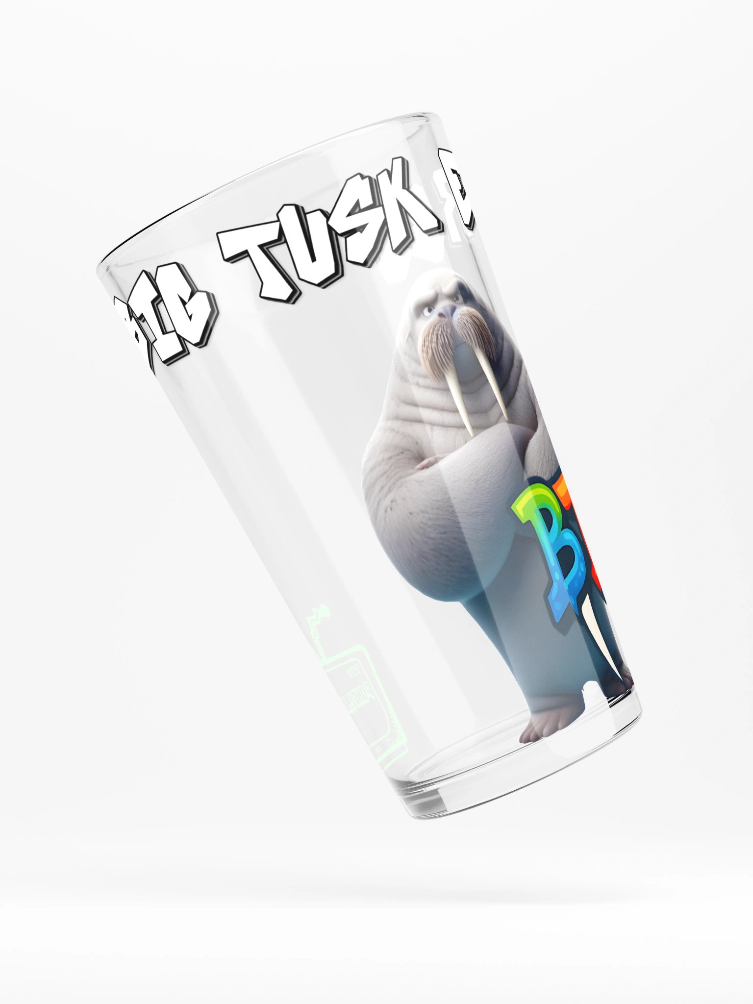 Big Tusks Energy Shaker Pint Glass product image (4)