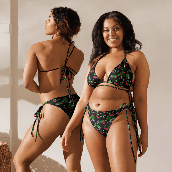 Tropical Bikini in Black product image (2)