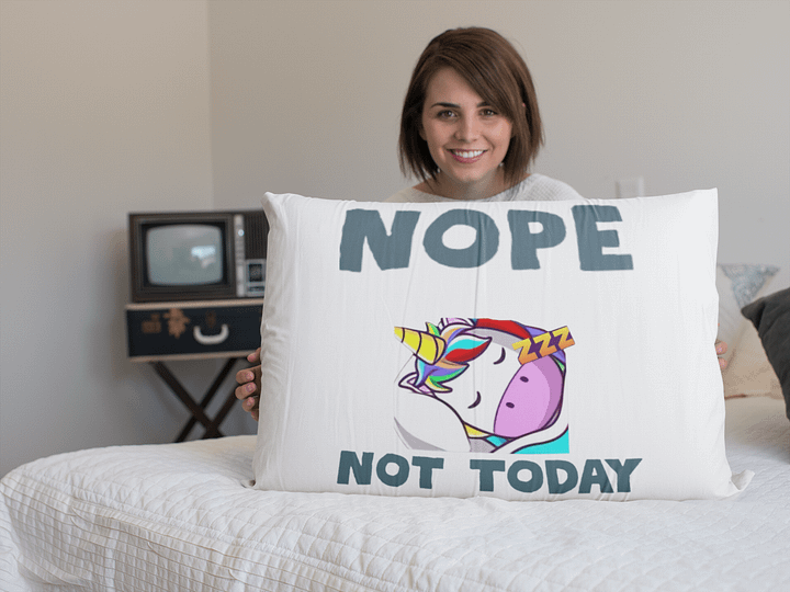 NOPE Pillow - One Side Print product image (1)