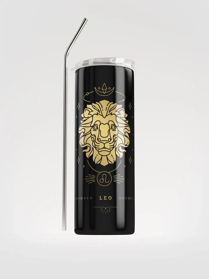 Radiate Leo Pride with our Stainless Steel Zodiac Tumbler | Eco-Friendly, Leo-Inspired Design! product image (1)