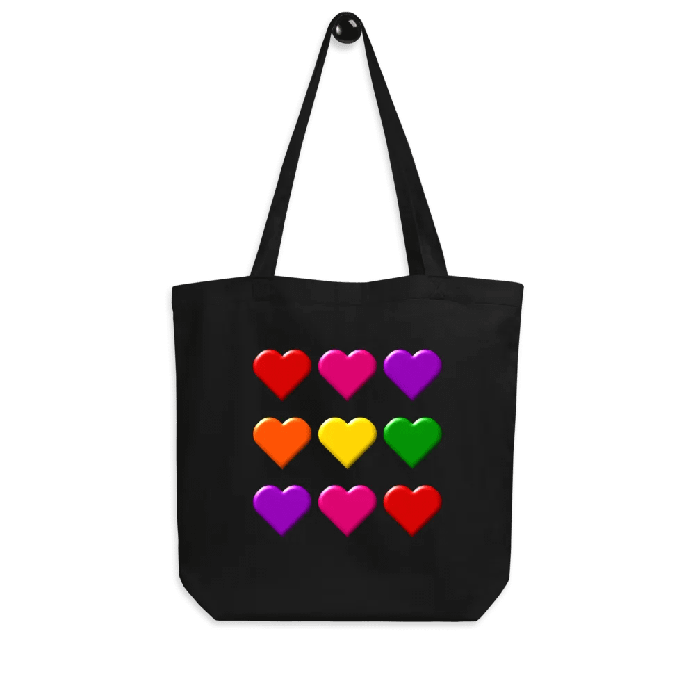 Valentine Hearts Tote Bag product image (2)
