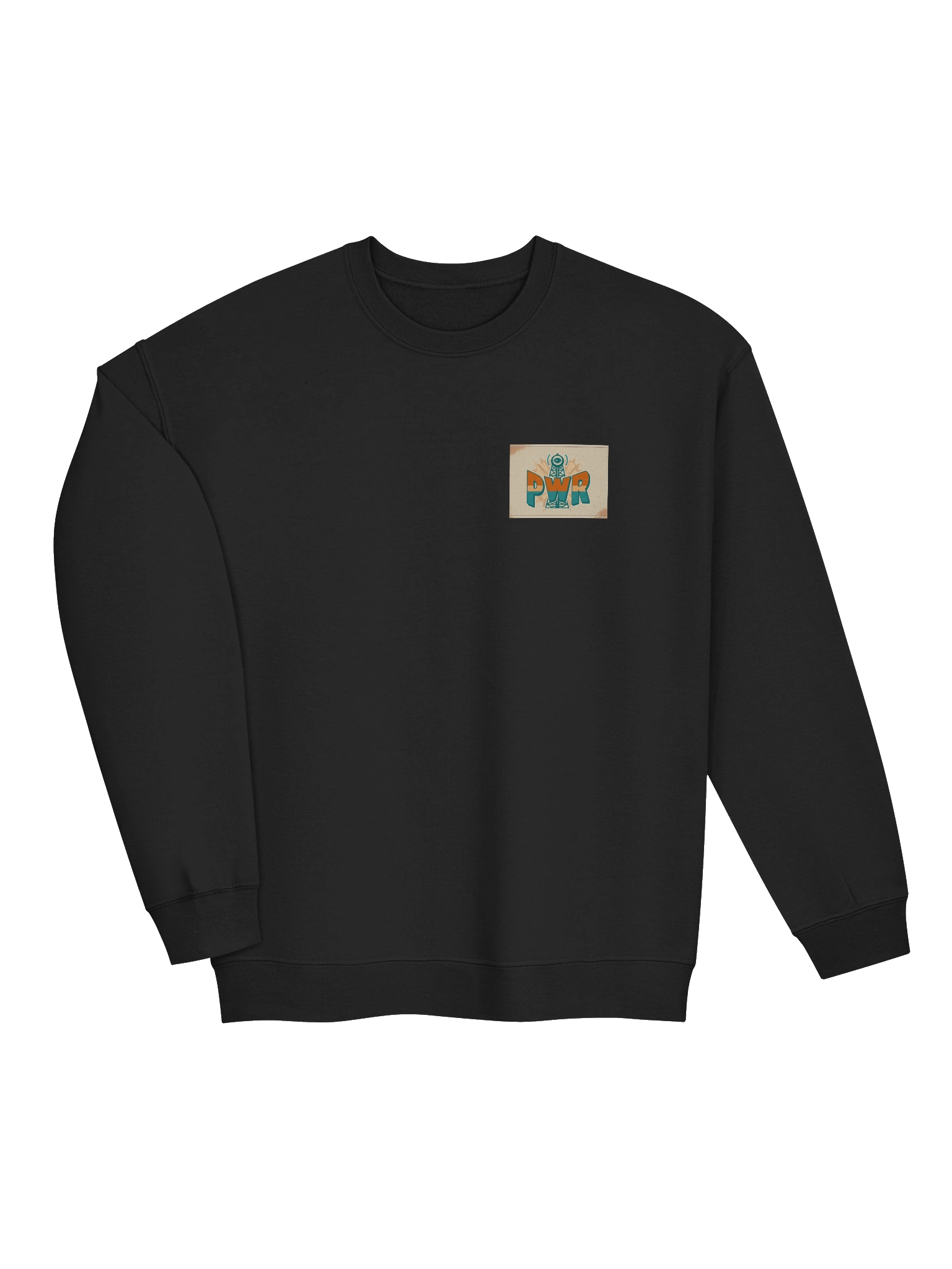 Men's Black PWR Radio Tower Crew Neck product image (3)