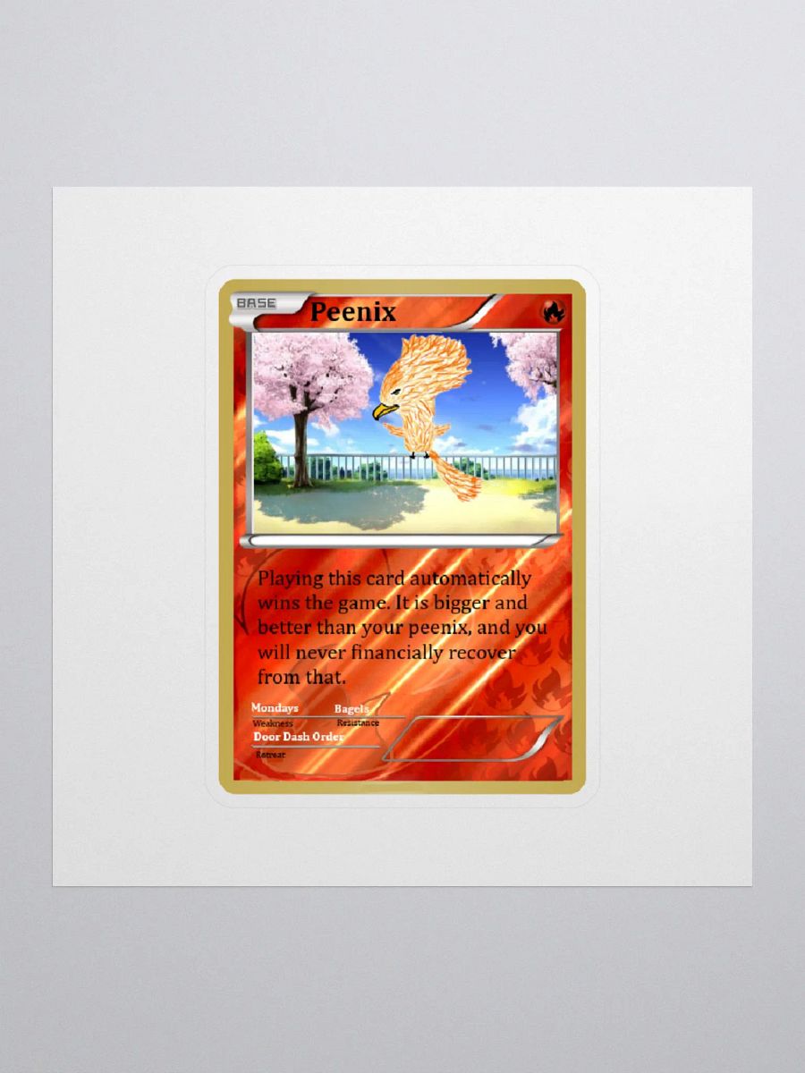 Peenix Card Sticker product image (3)