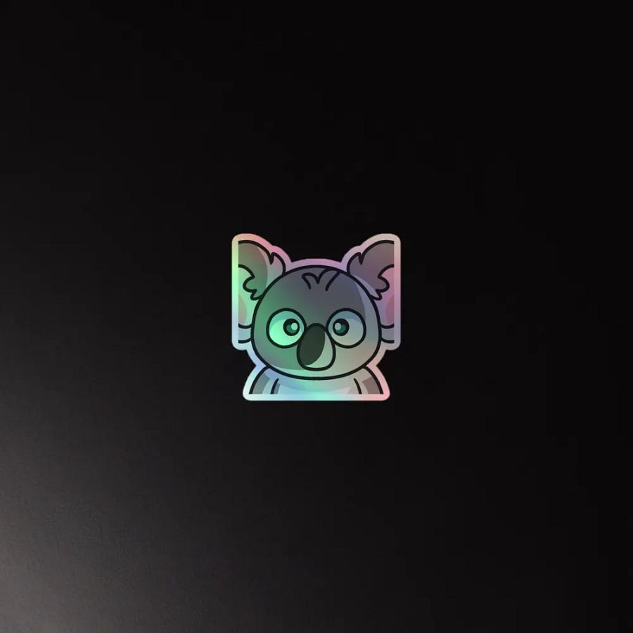 Koala Stare holo sticker product image (2)
