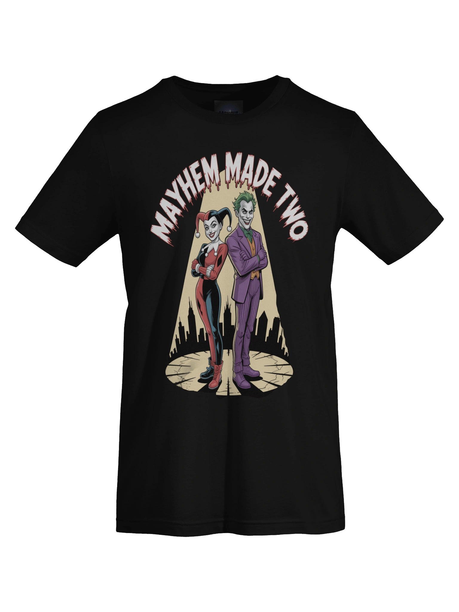 Mayhem Made Two: Joker & Harley Quinn Chaotic Union T-Shirt product image (1)