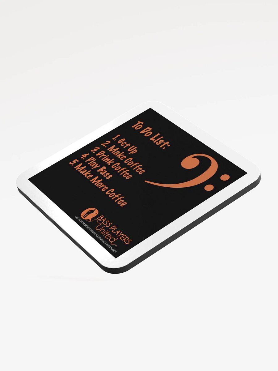 To Do List - Glossed Cork Coaster product image (3)