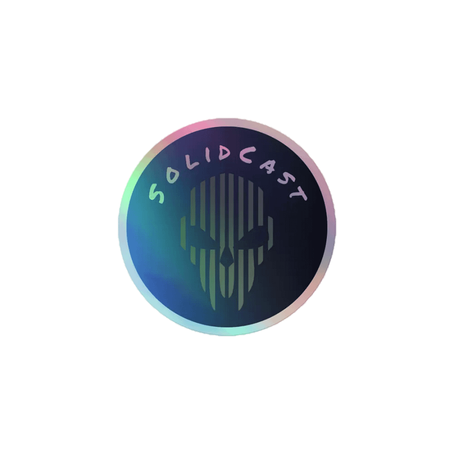 SolidCast Holographic Sticker product image (1)
