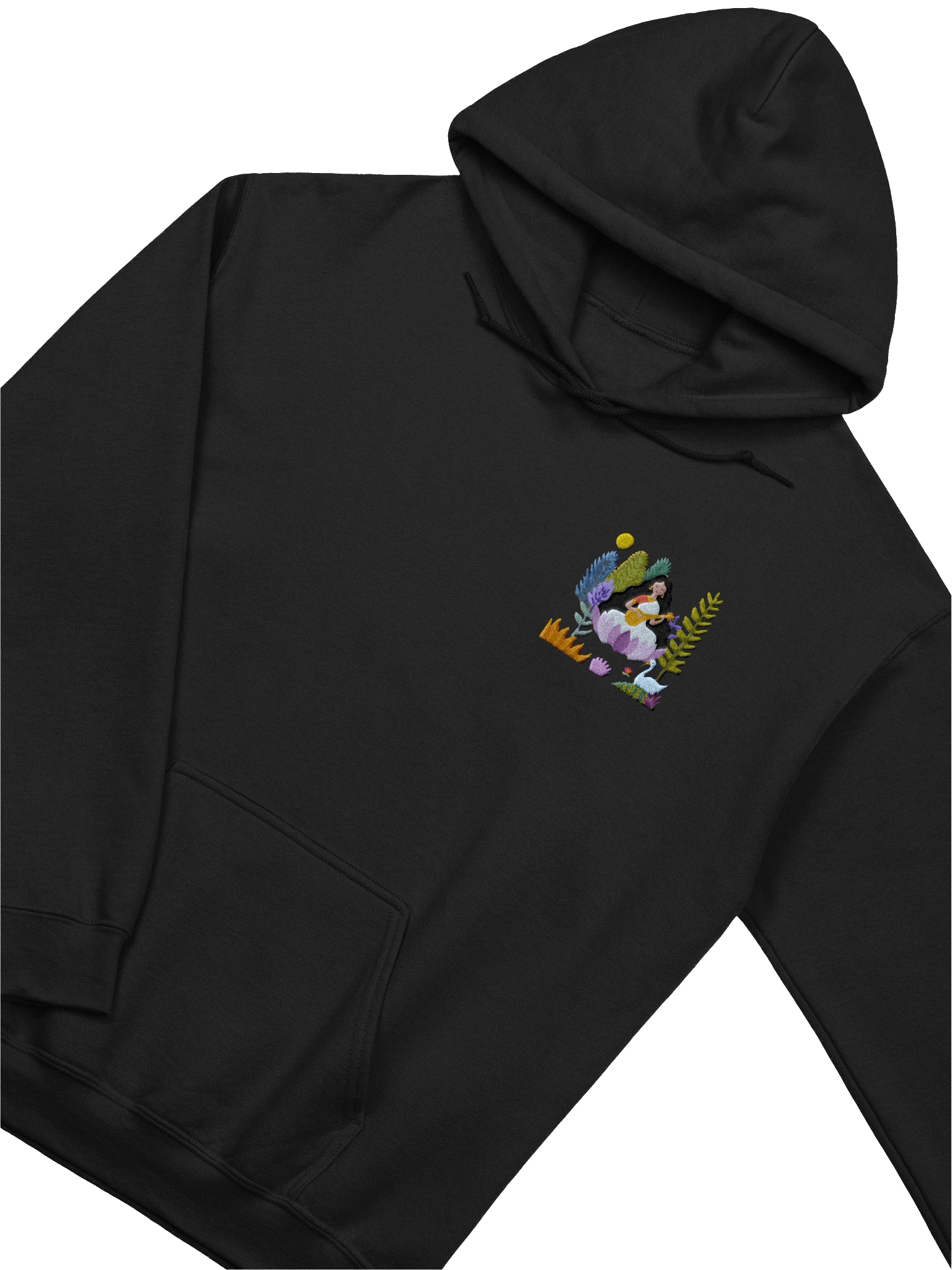 Om Aim Saraswatyai Namaha - Hoodie (BLACK) product image (1)