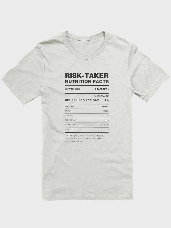 RISK-TAKER Nutrition Facts Supersoft Tee product image (22)