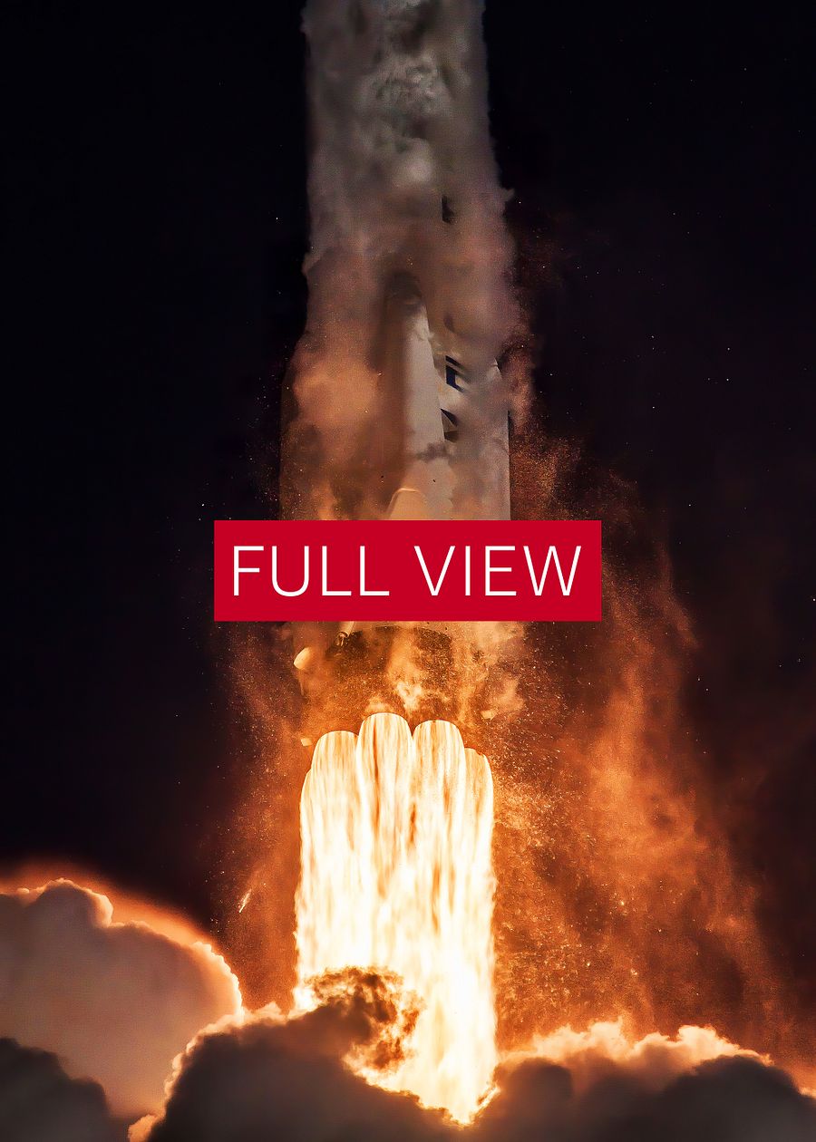 SpaceX Falcon 9 liftoff/TESS Mission, 2018 — space poster, space art print, photo poster, nasa poster product image (5)
