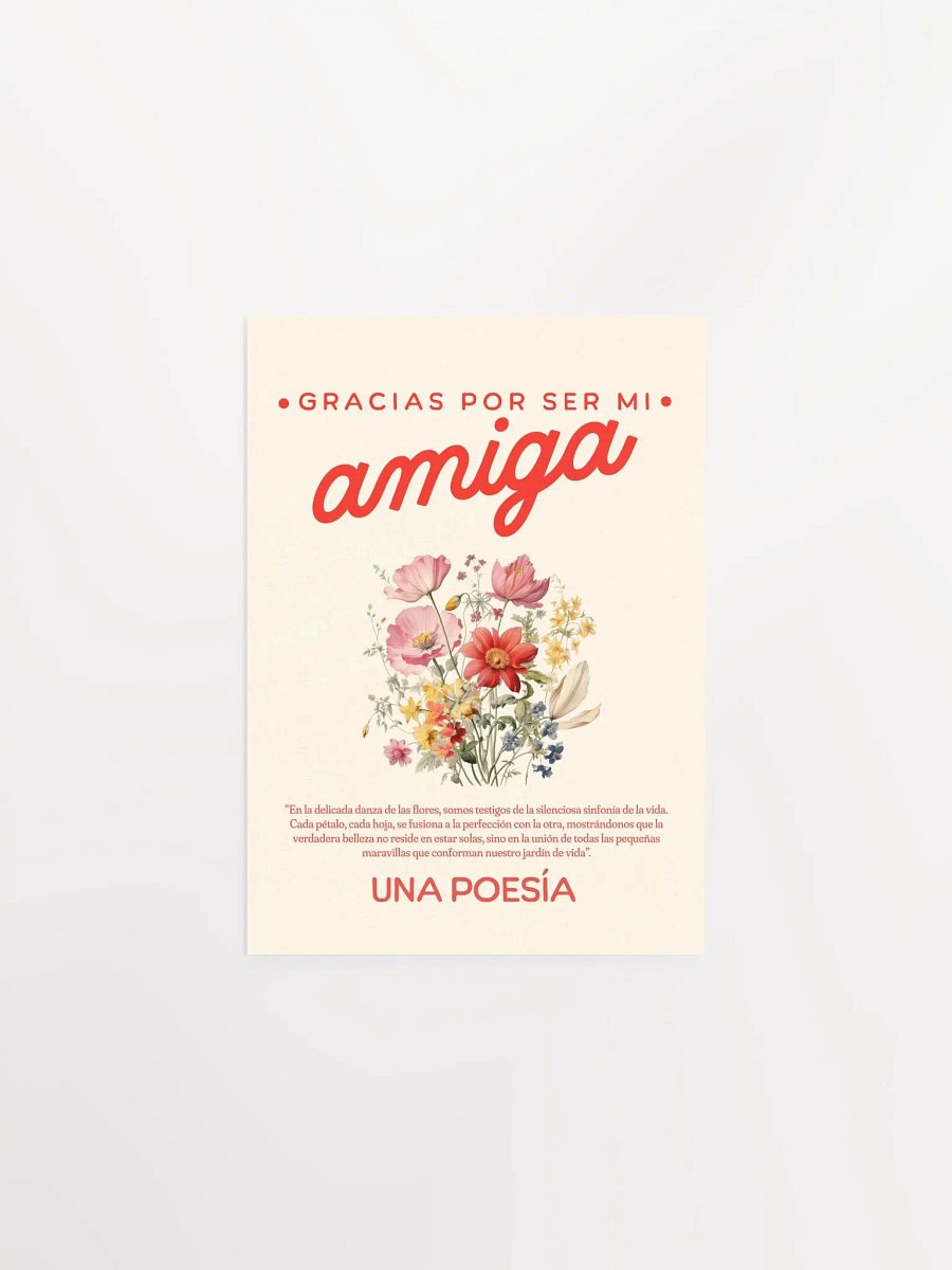 Gracias Por Ser Mi Amiga Poster product image (4)