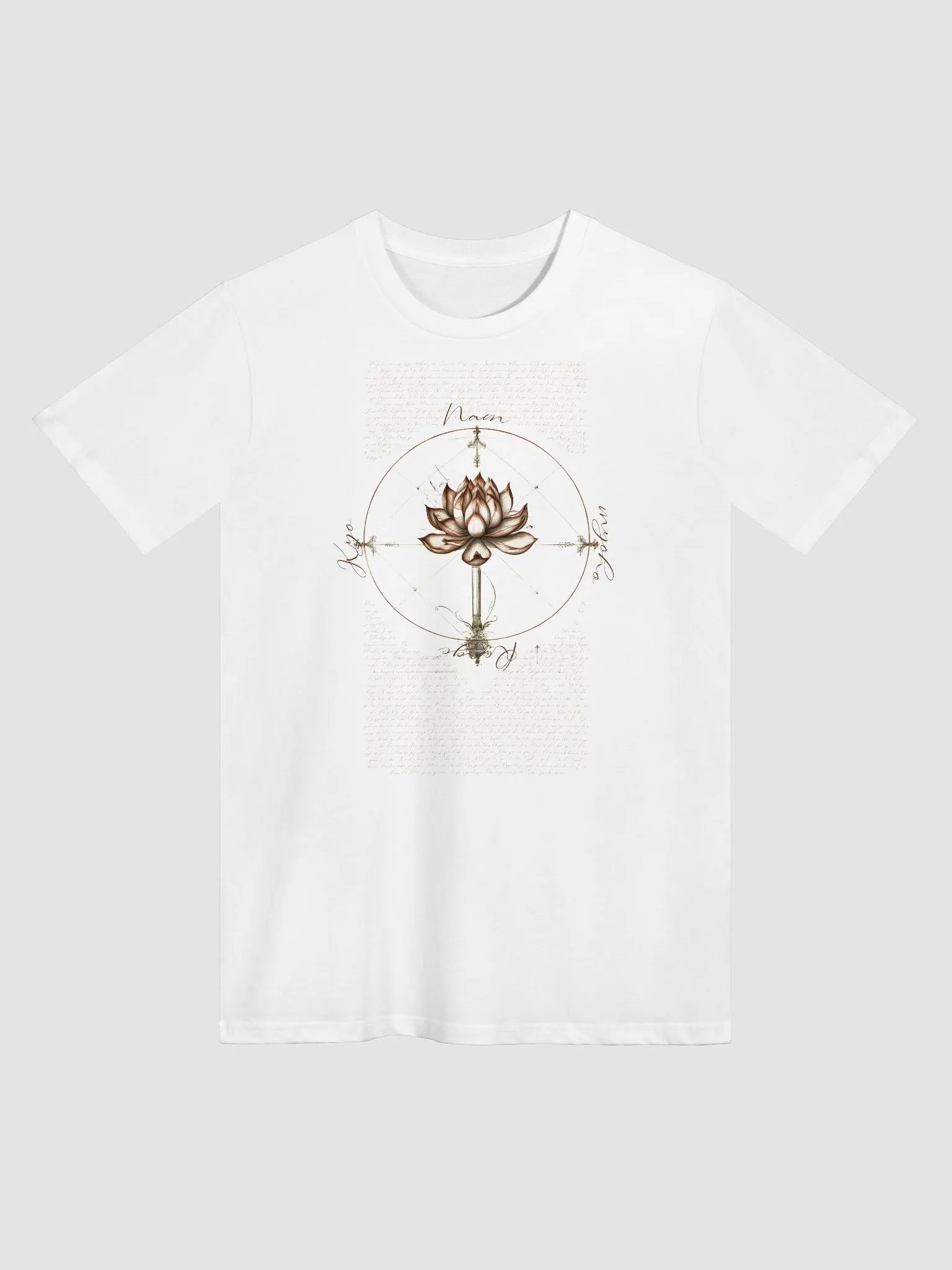 Nam Myoho Renge Kyo Lotus Tee | Nichiren Buddhist T-Shirt product image (2)