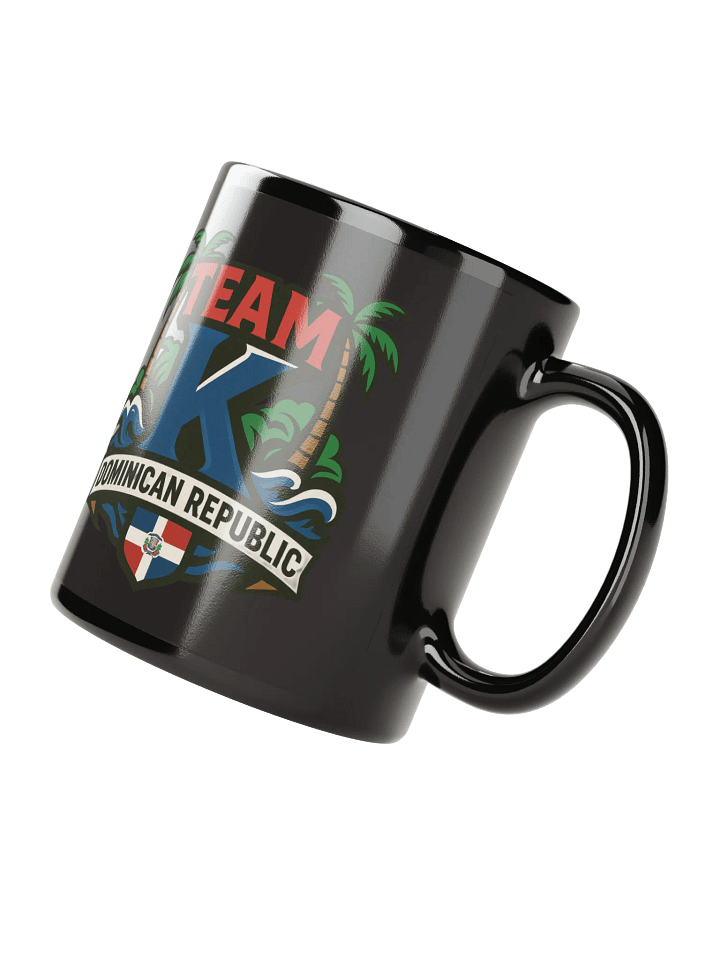 TEAM K Dominican Republic Black Mug product image (2)