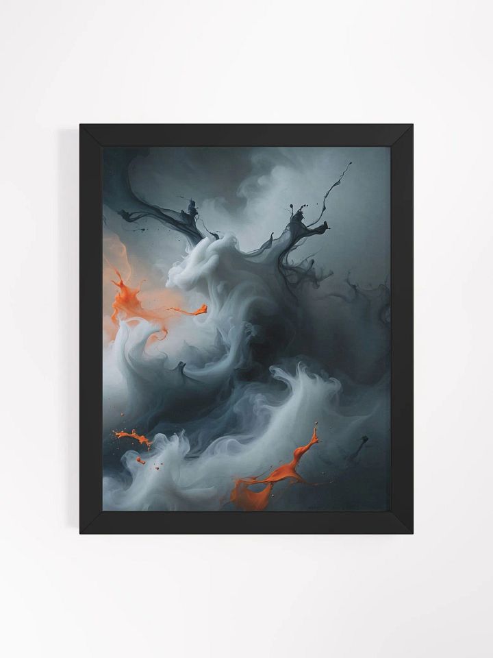 Vivid Smoke Swirls Framed Print product image (4)