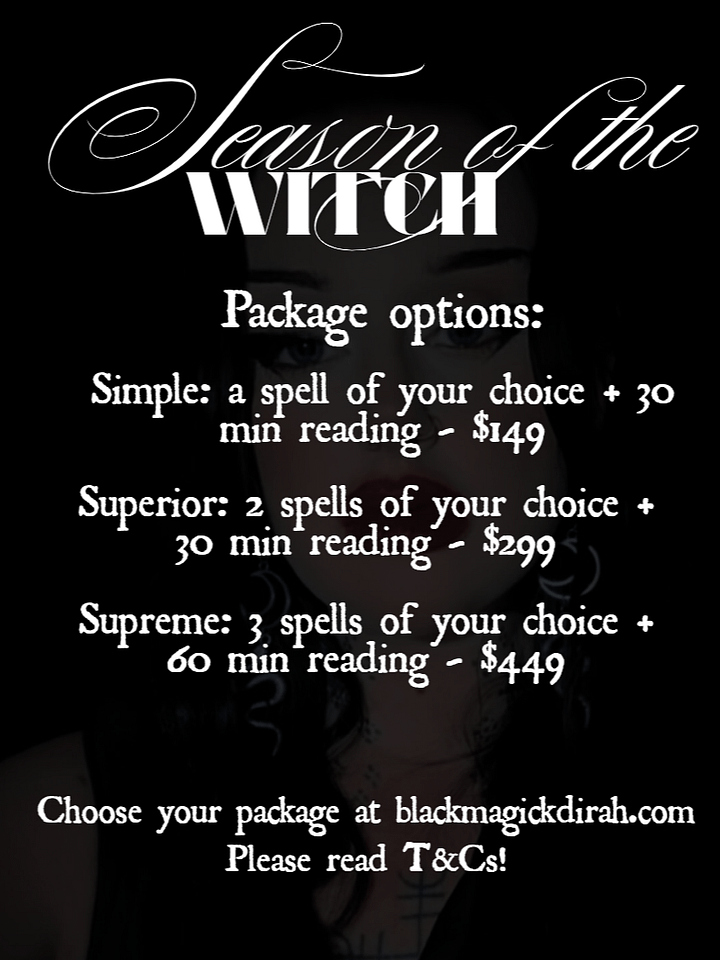 SZN OF THE WITCH SPELL PACKAGE (SUPREME) product image (2)