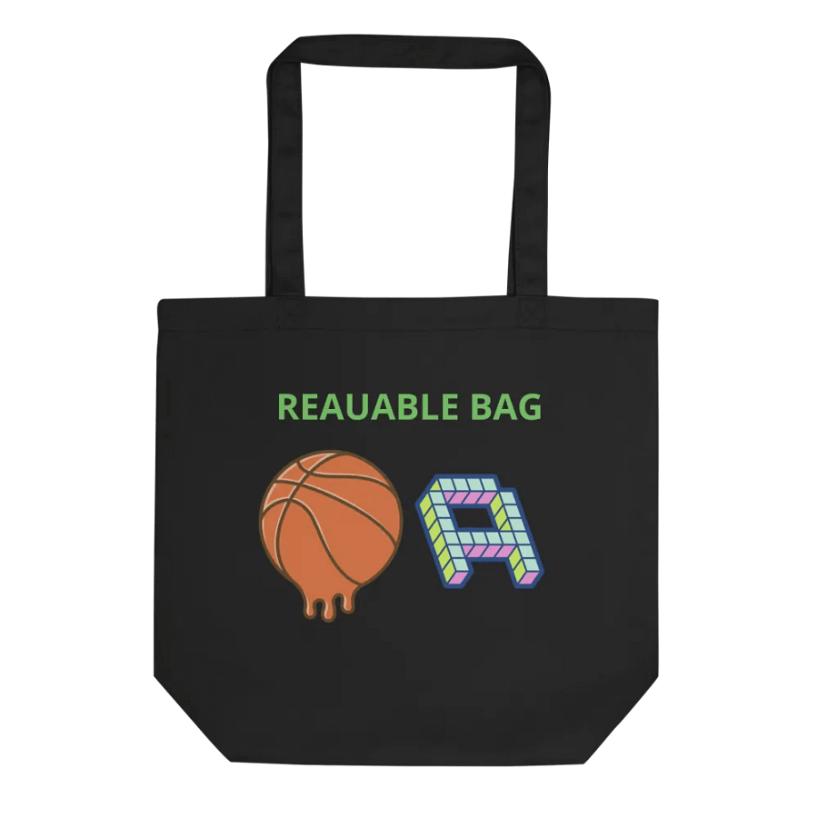 Reausable bag with basketball product image (1)