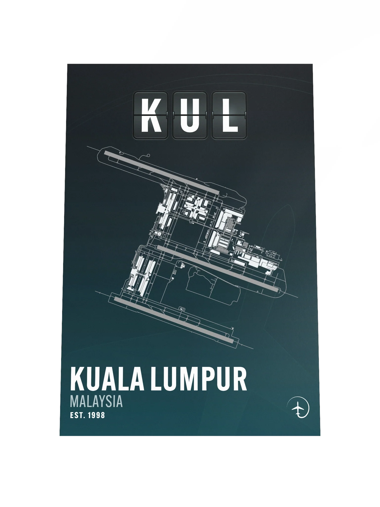 Kuala Lumpur KUL Poster product image (4)