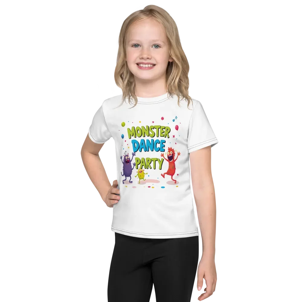 Monster Dance Party - Groovy Moves Kids Tee product image (1)