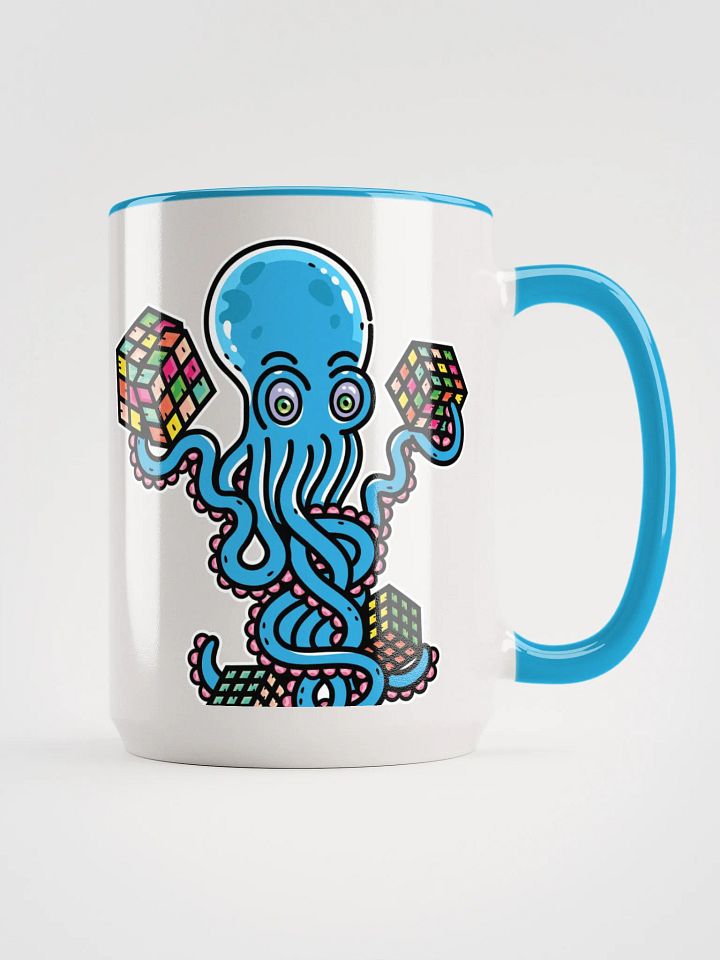 Blue Octo Cube Ft. Skull - Mug product image (1)