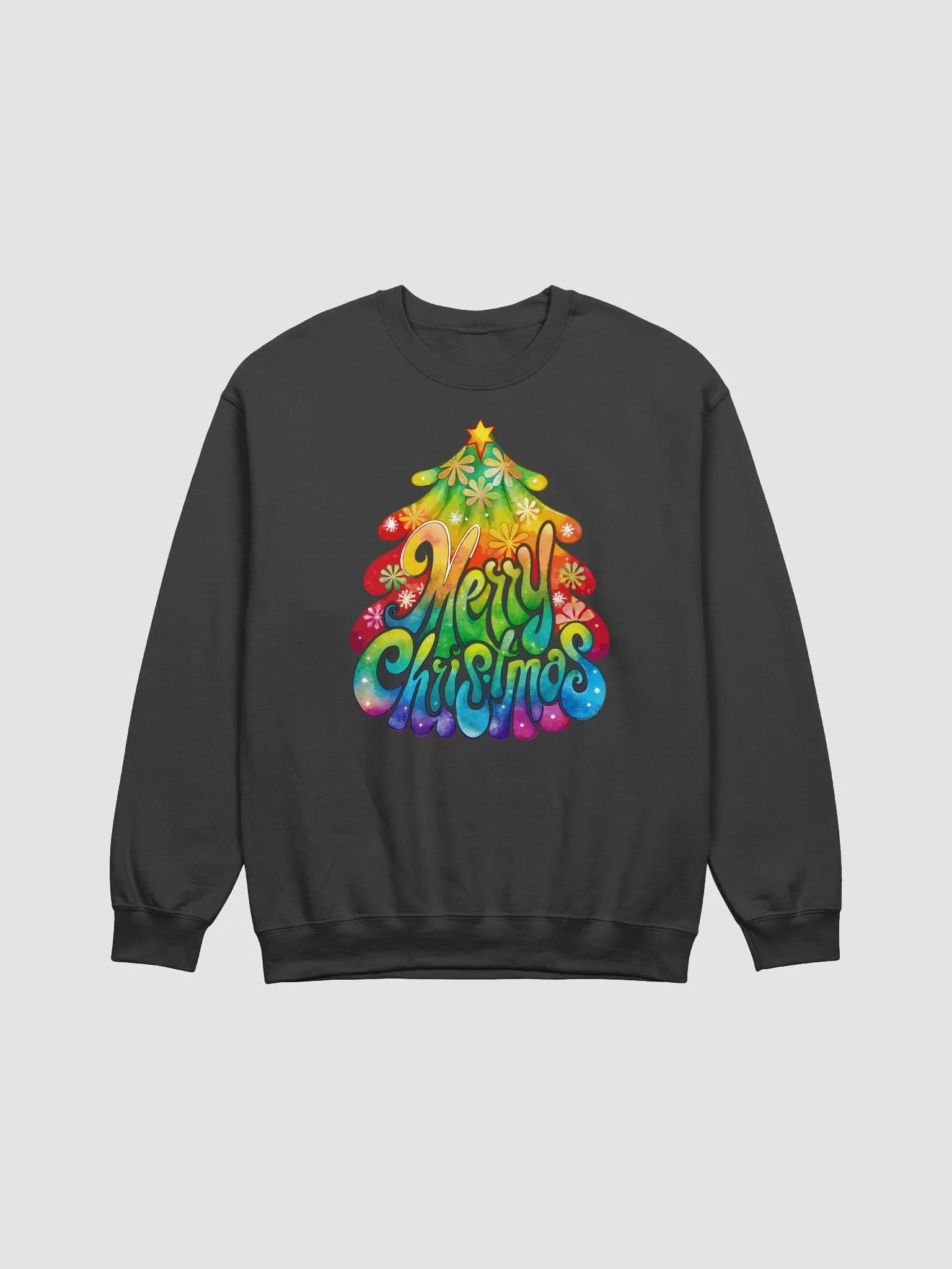 Festive Merry Christmas Tree Sweatshirt product image (2)