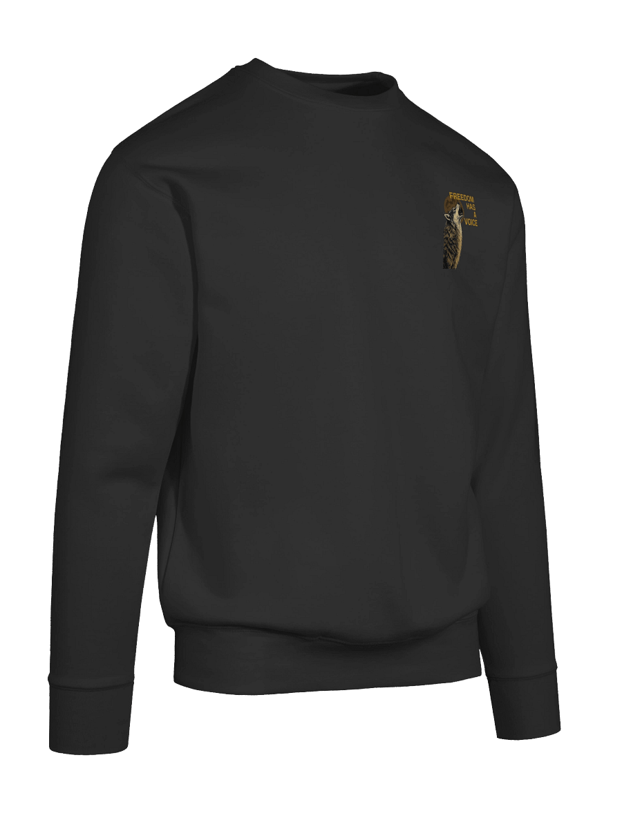 Freedom Has A Voice Howling Wolf - Premium Unisex Sweatshirt (Cotton Heritage – Modern Fit) product image (10)