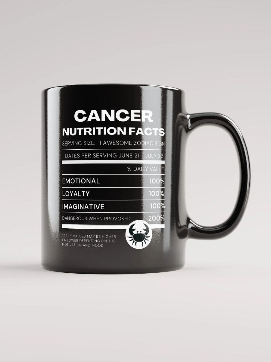 Cancer Nutrition Facts Mug product image (6)