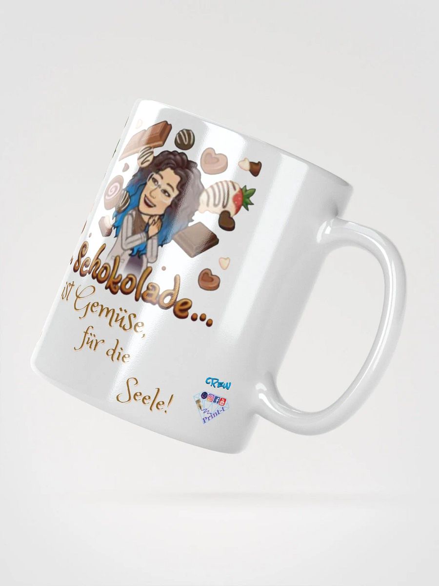 Weiß glänzende Tasse, Schokolade2 product image (5)