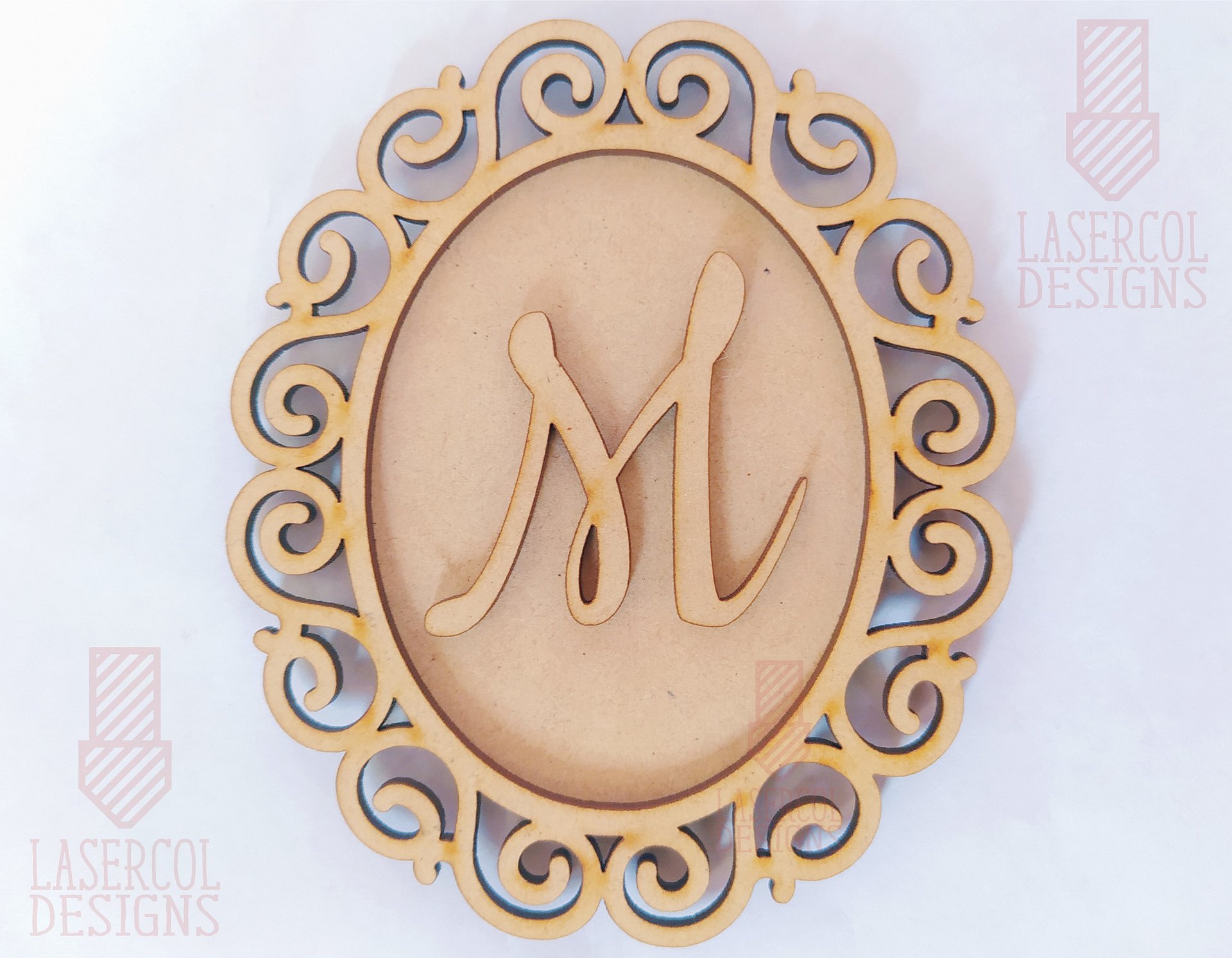 Oval Frames (Five Styles) - Laser Cut Files product image (4)