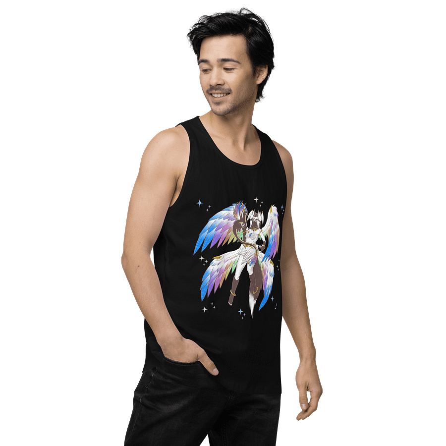 Rainbow Pride Angel Men's Tank Top product image (10)