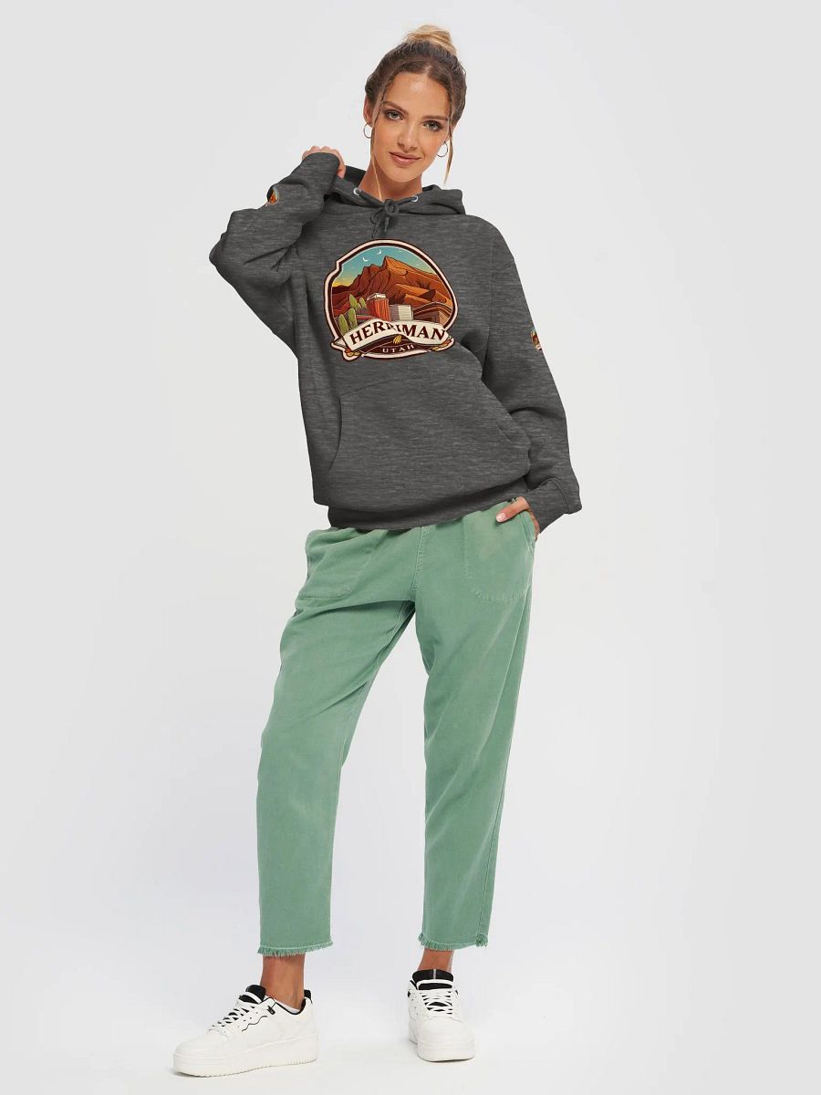 Herriman Utah Cityscape Premium Pullover Hoodie product image (28)