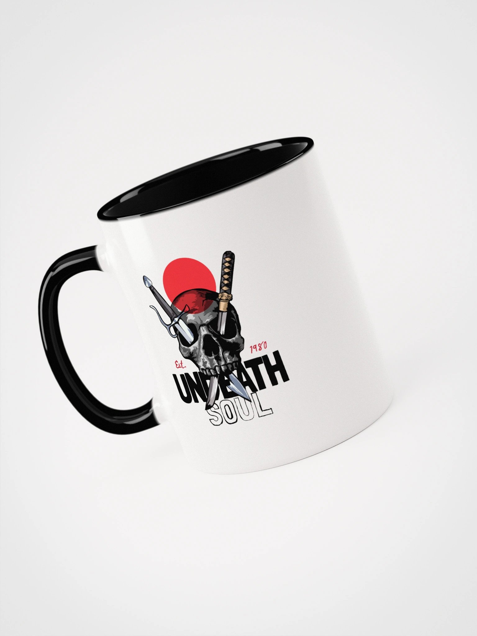 Menacing Skull Swords Ceramic Mug product image (6)