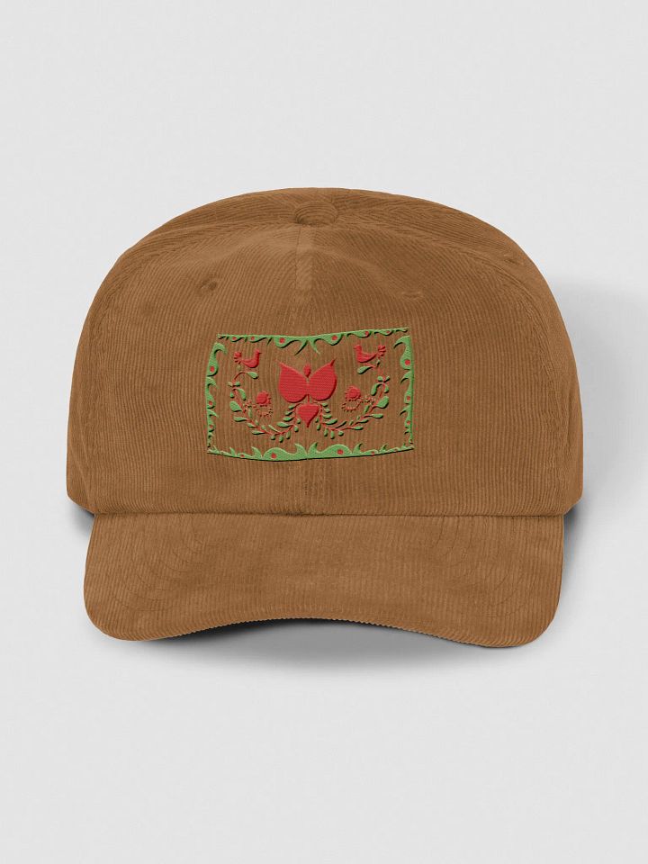 Hungarian Floral Bliss Corduroy Dad Hat product image (1)