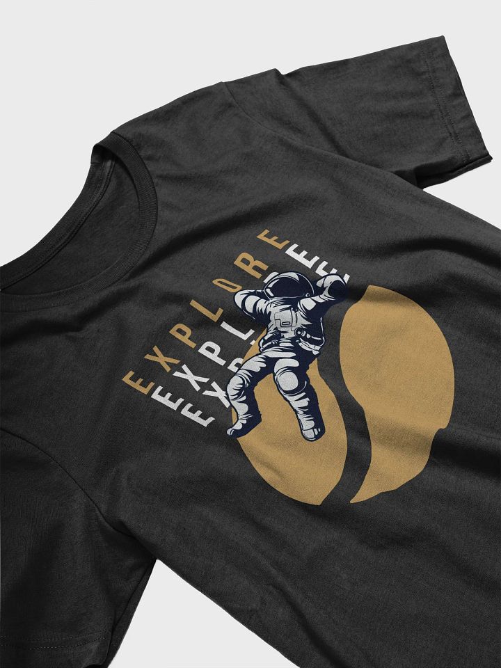 Cosmic Explorer Astronaut Coffee T-Shirt product image (1)