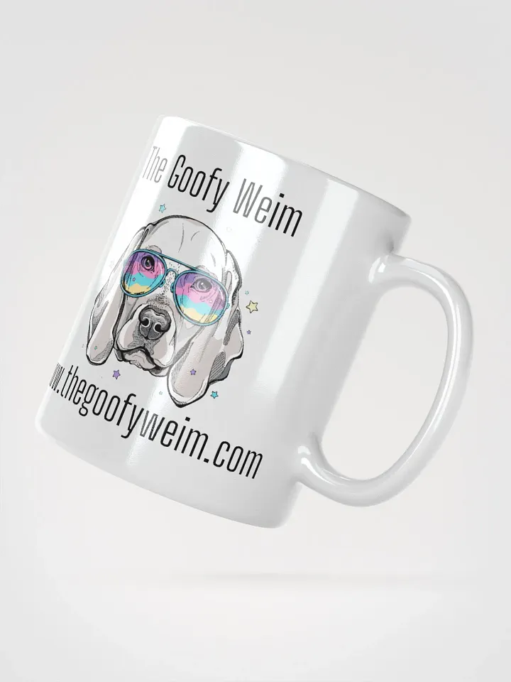 The Goofy Weim Logo Merch - White Glossy Mug product image (1)