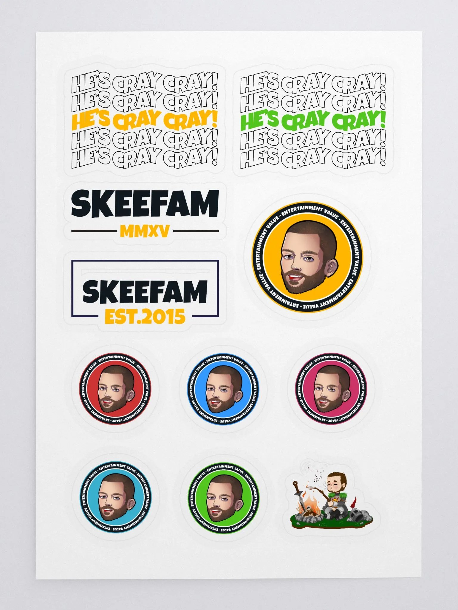 Skeefam Sticker Pack 1 product image (1)