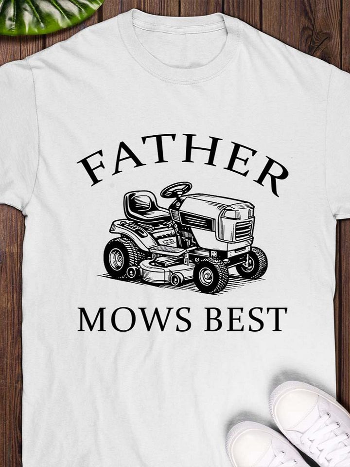Father Mows Best 2025 Shirt product image (1)