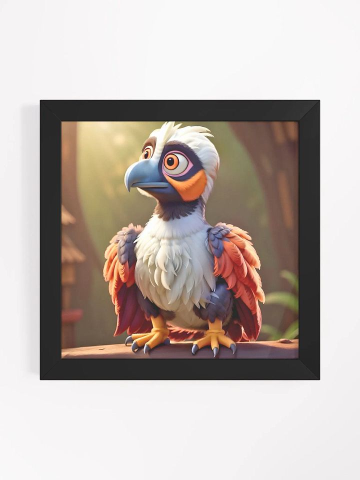 Endangered Species - Mexico - King Vulture Eco-Friendly Ayous Wood Framed Poster product image (1)