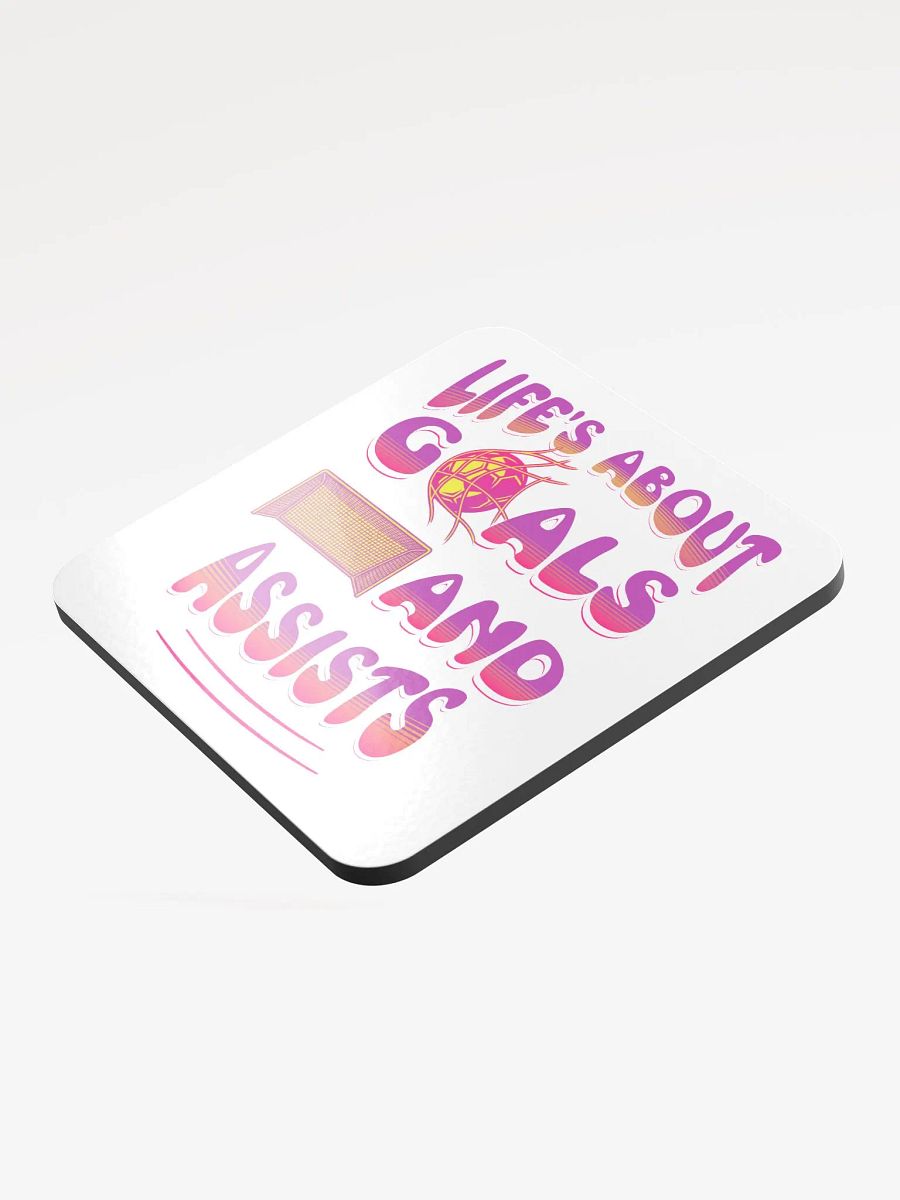 Lifes About Goals And Assists Soccer Coaster Set product image (4)