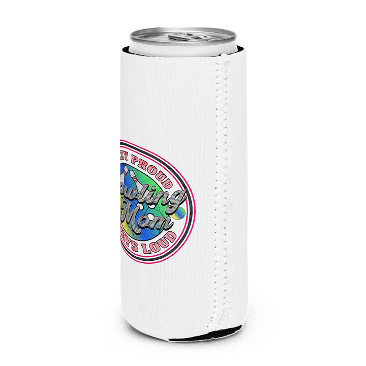 Bowling Mom Crazy Proud Always Loud Can Cooler product image (2)