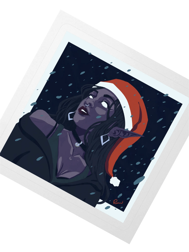 Winter Wonder Kiss Cut Sticker product image (2)