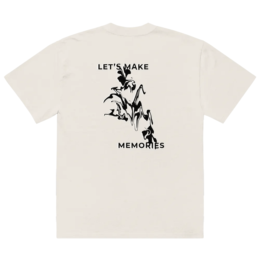 Let's Make Memories Oversized Premium Tee V3 product image (3)