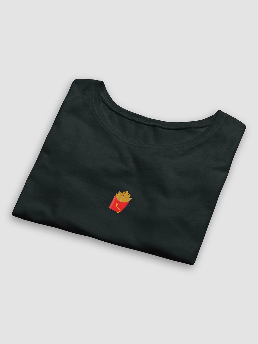 French Fry Fan Club Cropped T-Shirt - Black product image (5)