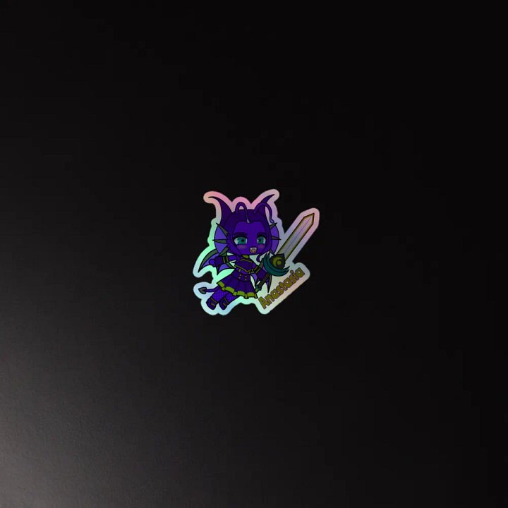 Anastasia - Dragon of Moonvale - rainbow sticker product image (2)