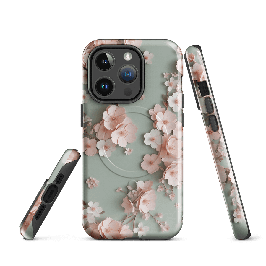 SAKURA PAPER FLOWER MagSafe® Phone Case for iPhones® product image (1)